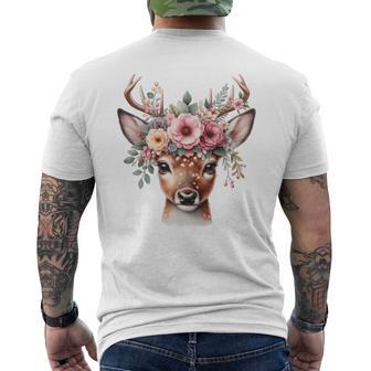 Reh Damen Reh Kostüm Kinder Carnival Reindeer T-Shirt mit Rückendruck - Geschenkecke