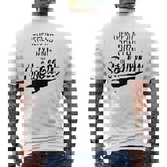 Theres No Crying In Baseball Meme Men's T-shirt Back Print - Monsterry