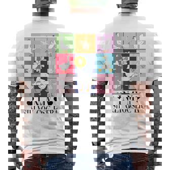 Retro In My Silly Goose Era Animal Lover Men's T-shirt Back Print | Seseable UK