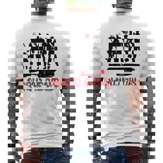 Retro Squad Goals Horror Friends Halloween Horror Character Men's T-shirt Back Print - Monsterry