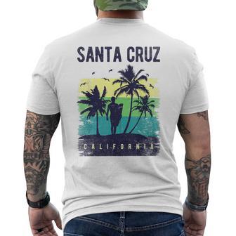 Santa Cruz California Usa Surf T-Shirt mit Rückendruck - Geschenkecke