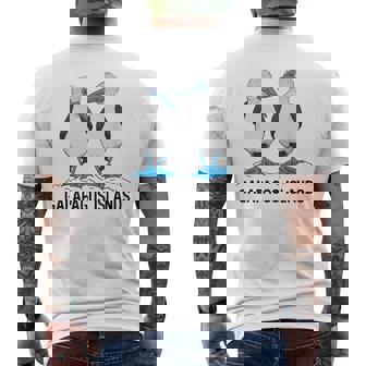 Seabirds Blue-Footed Booby Bird Galapagos Men's T-shirt Back Print - Thegiftio