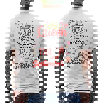 Settembre 1961 Compleanno Questa Regina È Nata A Settembre T-shirt da uomo con stampa posteriore - Novitaregali