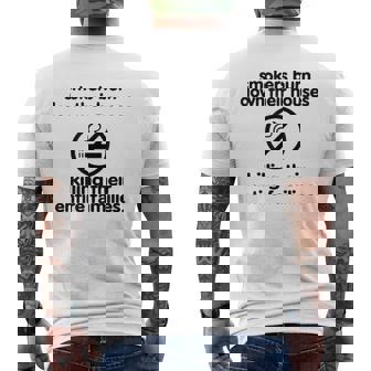 Smokers Burn Down Their Houses Killing Their Entire Families Men's T-shirt Back Print - Monsterry