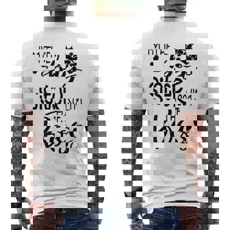 Sono La Sorella Maggiore Quindi Sono La Camicia Del Capo Sono La Sorella Maggiore T-shirt da uomo con stampa posteriore - Novitaregali