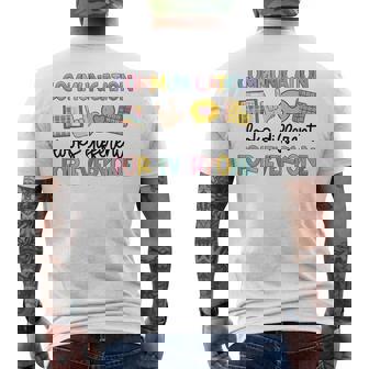 Speech Therapy Communication Looks Different For Everyone Men's T-shirt Back Print - Thegiftio UK