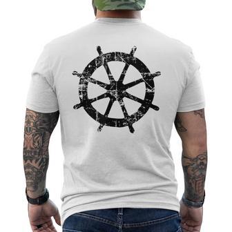 Sring Wheel Sringintage Boat & Sail T-Shirt mit Rückendruck - Geschenkecke