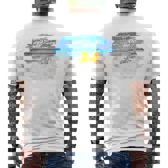 My Stress Therapy Beach & Summer Tropical Sun Ocean Lovers Men's T-shirt Back Print - Monsterry