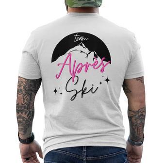 Team Après Ski Apres Ski Apres Ski Holidays Winter Hüttengaudi T-Shirt mit Rückendruck - Geschenkecke