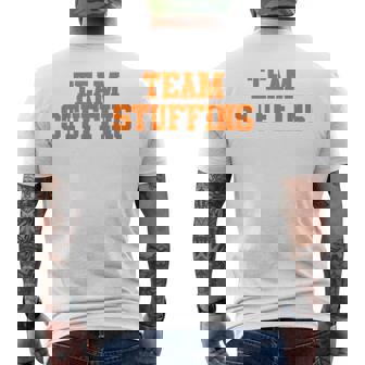 Team Stuffing Shirt Sports Food Humor Trendy T-Shirt Men's Back Print T-Shirt - Monsterry