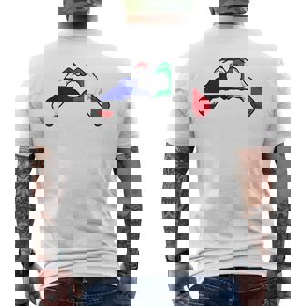 Thailandia Italia Bandiera Thai Italiano Cuore T-shirt da uomo con stampa posteriore - Novitaregali