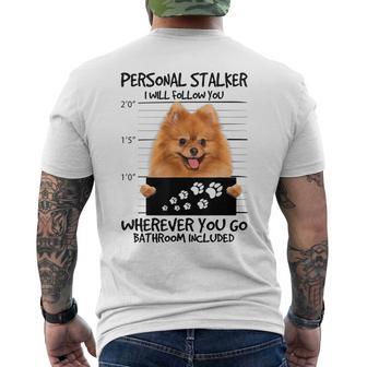 Treuer Spitz Hundefreund Dog Owner's T-Shirt mit Rückendruck - Seseable