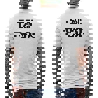 Tyson Surname Family Lastname Birthday Men's T-shirt Back Print | Seseable UK