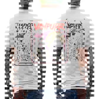 Vampurr Cat Halloween Men's T-shirt Back Print - Seseable