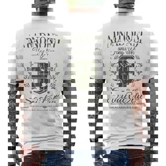 Vintage Abandoned Hunting Wives Social Club Hunting Season Men's T-shirt Back Print - Thegiftio UK