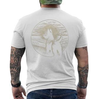 Vintager Cairn-Terrier-Hund T-Shirt mit Rückendruck - Geschenkecke