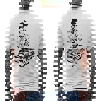 Be Water My Friend Martial Arts Legend Cool Dj Graphic Men's T-shirt Back Print - Thegiftio UK