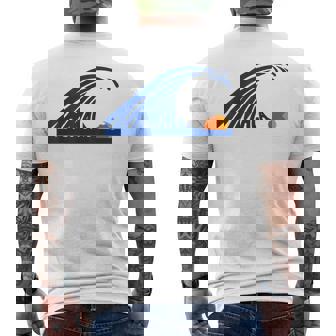Wave Of Blue Cats For Kamala Trump For Ladies For Guy Men's T-shirt Back Print | Mazezy