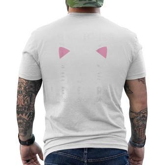 We Wear Red For Red Ribbon Week Awareness Rain Bow Men's T-shirt Back Print - Thegiftio UK