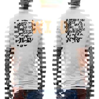 Wild Big Bro Zoo Born Two Be Wild B-Day Safari Jungle Animal Men's T-shirt Back Print | Mazezy