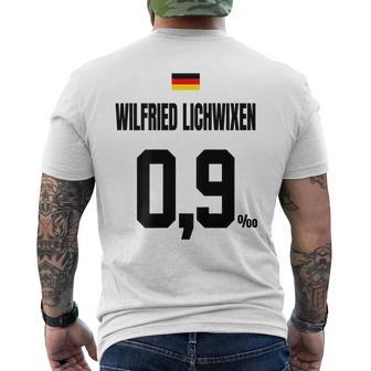 Wilfried Lichwixen Sauftrikot Malle Party Trikot Deutschland T-Shirt mit Rückendruck - Seseable