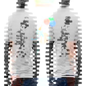 Zombie Birthday Party Zombie Party Halloween Birthday Party Men's T-shirt Back Print - Thegiftio UK