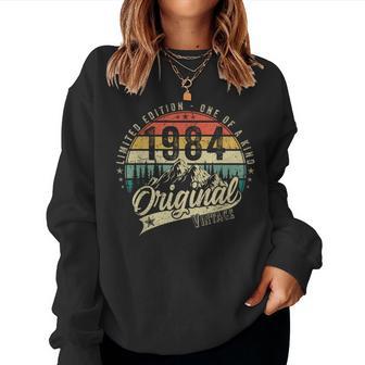 1984Intageintage Birthday Retro Women's Sweatshirt Frauen - Geschenkecke