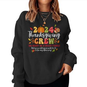 2024 Thanksgiving Crew Turkey Fall Family Matching Kid Women Sweatshirt - Thegiftio UK