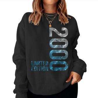 24Th Birthday 24 Years Old Vintage 2000 Women Sweatshirt - Thegiftio UK