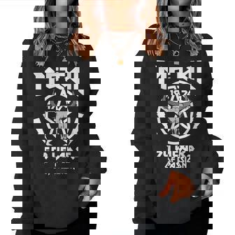 50 Cumpleaños Hombre Heavy Metal Rock Música Pentagrama Cuello Sudadera Mujer - Regaloses