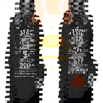 63 Cumpleaños 63 Años Hombre Retrointage 1961 Regalo Sudadera Mujer - Regaloses