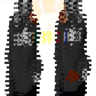 Abcd Rock Teacher Student Back To School First Day Of School Women Sweatshirt - Thegiftio