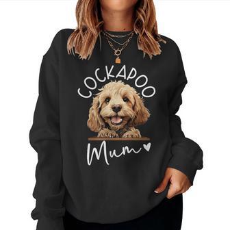 Apricot Beige Cockapoo Mum Cockerpoo Lover Women Sweatshirt - Thegiftio UK