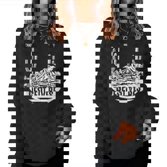 Arizona Desert Vibes Cactus Vacation Souvenir Women Sweatshirt - Monsterry