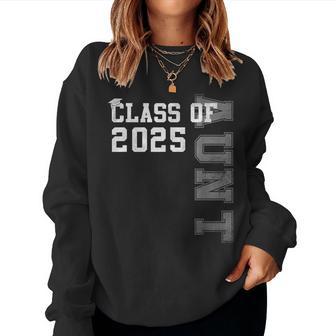 Aunt Senior 2025 Proud Auntie Of A Class Of 2025 Graduation Women Sweatshirt - Thegiftio UK