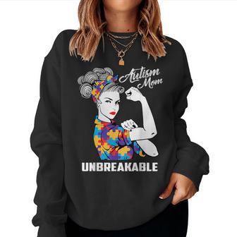 Autism Mom Support Awareness Autistic Parents Women Sweatshirt - Thegiftio UK