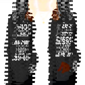 Awesome Hr Worker Occupation Women Sweatshirt - Monsterry