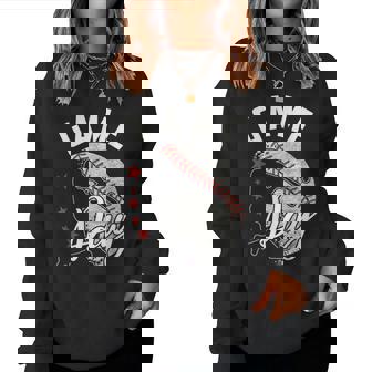 Baseball Game Day Sport For And Women Women Sweatshirt - Monsterry