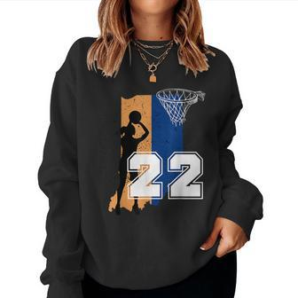 Basketball No 22 Jersey Women Sweatshirt - Monsterry AU