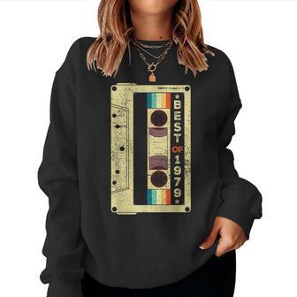 Best Of 1979 Vintage 45 Year Old 45Th Birthday Women Sweatshirt - Thegiftio UK