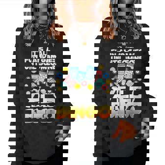 Best Bingo Novelty For Bingo Lover Bingo Player Women Sweatshirt | Mazezy