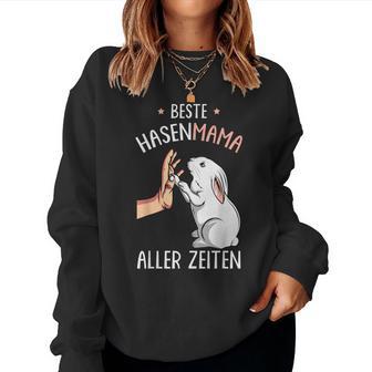 Beste Hasenmama Aller Zeit Sweatshirt Frauen - Seseable