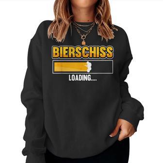 Bierschiss Beer Saufen Party Drinker Saying Sweatshirt Frauen - Geschenkecke