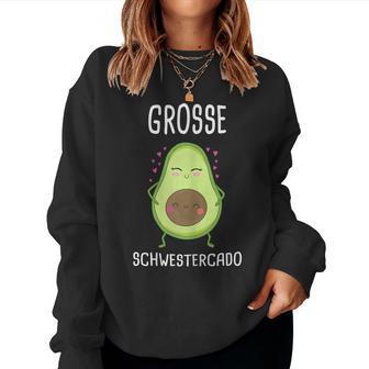 Big Sister Cado Avocado Sister Sweatshirt Frauen - Geschenkecke