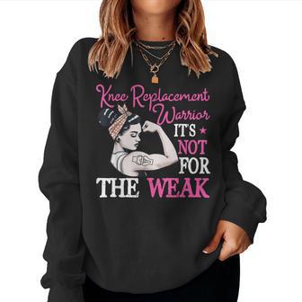 Bionic Knee Replacement Knee Replacement Warrior Women Sweatshirt - Thegiftio UK