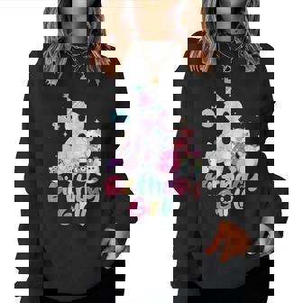 Birthday Girl 8Th Birthday Squish Squad Mallow Girls Women Sweatshirt | Mazezy