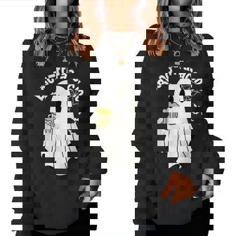 Borracho Halloween Drink Beer Mexican Drunk Ghost Spanish Women Sweatshirt | Seseable UK