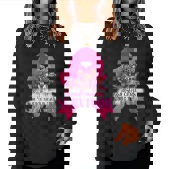 Breast Cancer Awareness Survivor Black Melanin Warrior Women Sweatshirt - Thegiftio UK