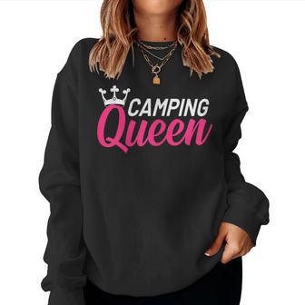 Camping Queen Camping Queen Camperin Sweatshirt Frauen - Geschenkecke