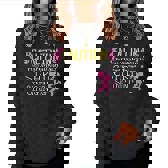 Caution May Start Singing For Singers Singer Girls Women Sweatshirt - Thegiftio